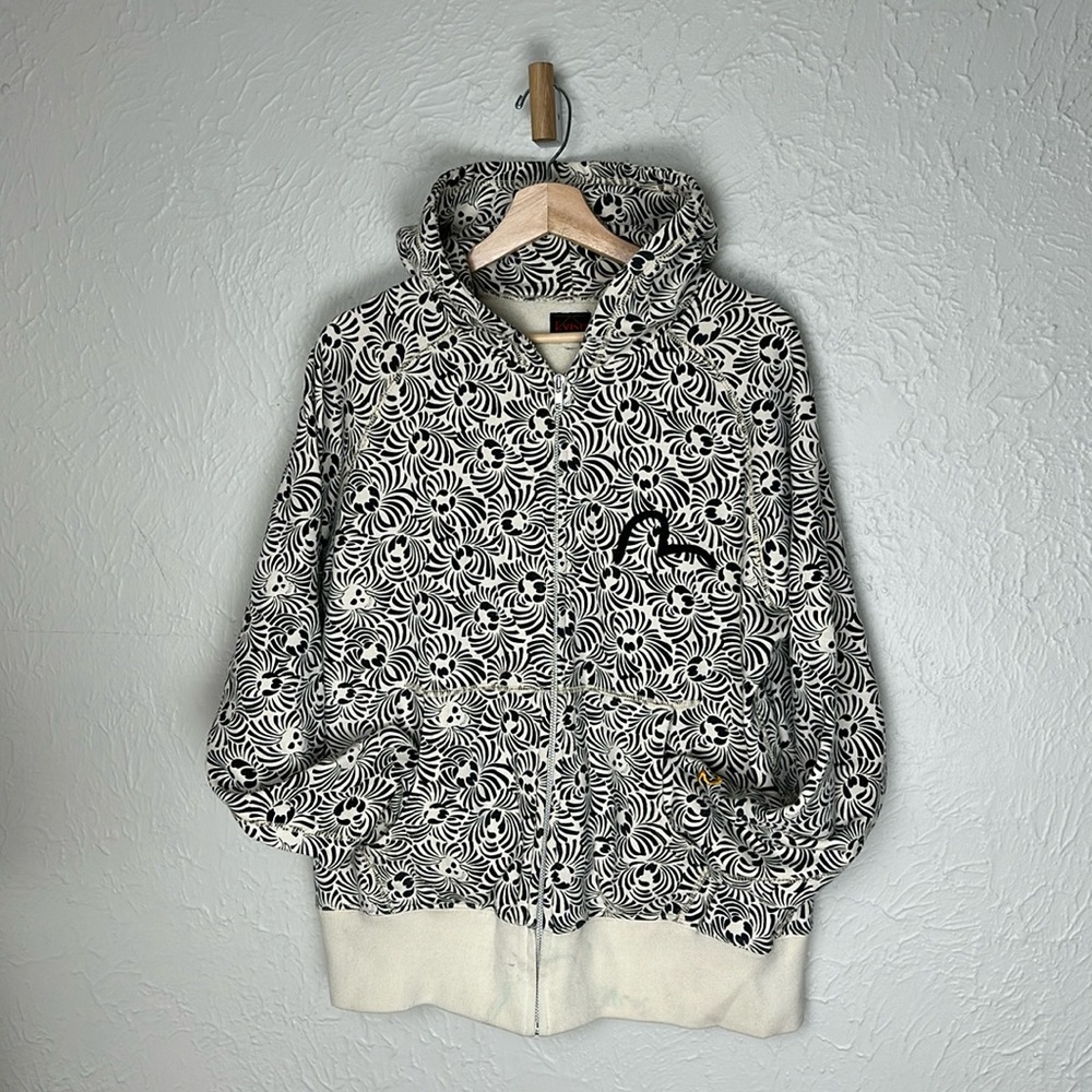 Evisu hoodie with skulls